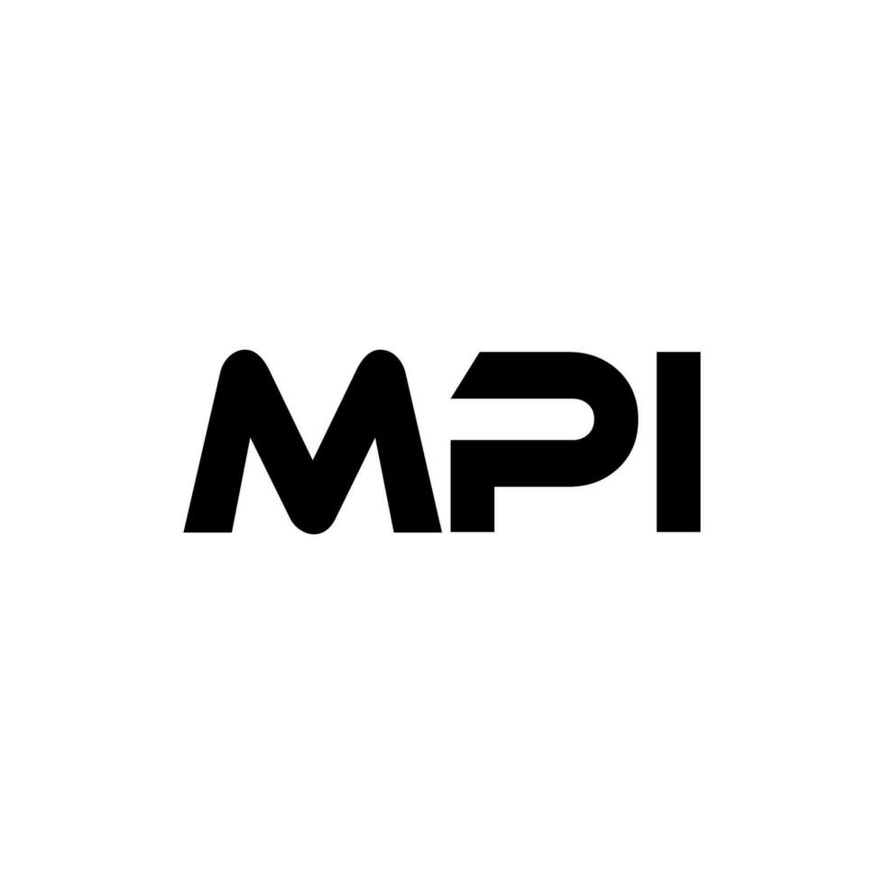 MPI Letter Logo Design, Inspiration for a Unique Identity. Modern Elegance and Creative Design. Watermark Your Success with the Striking this Logo. vector