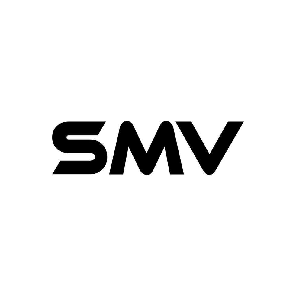 SMV Letter Logo Design, Inspiration for a Unique Identity. Modern Elegance and Creative Design. Watermark Your Success with the Striking this Logo. vector