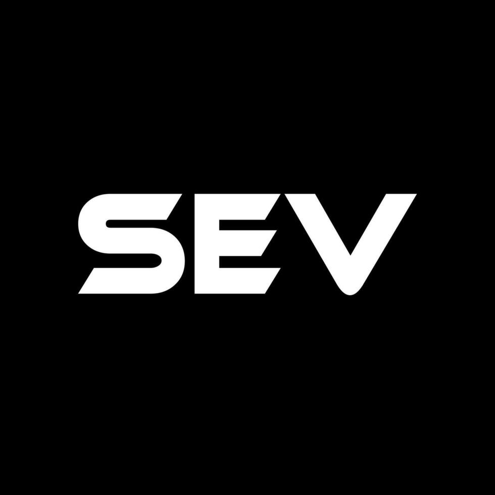 SEV Letter Logo Design, Inspiration for a Unique Identity. Modern Elegance and Creative Design. Watermark Your Success with the Striking this Logo. vector