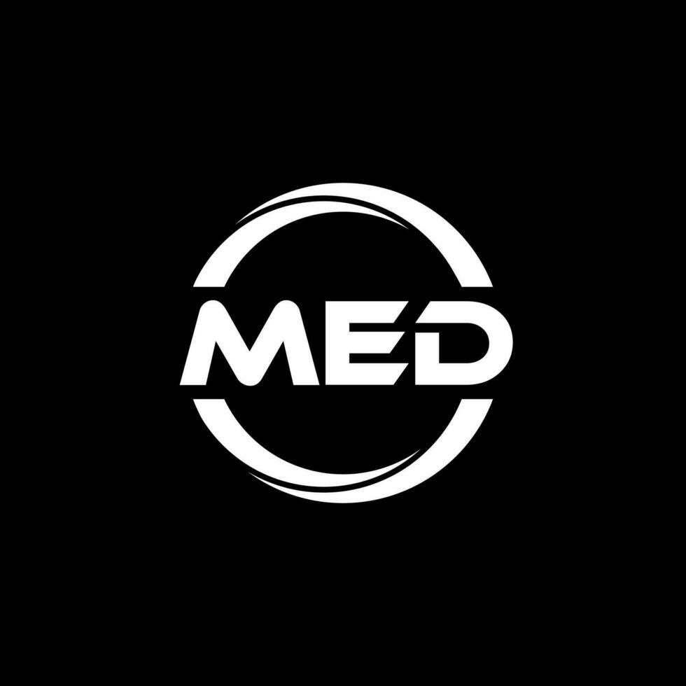 medicina letra logo diseño, inspiración para un único identidad. moderno elegancia y creativo diseño. filigrana tu éxito con el sorprendentes esta logo. vector