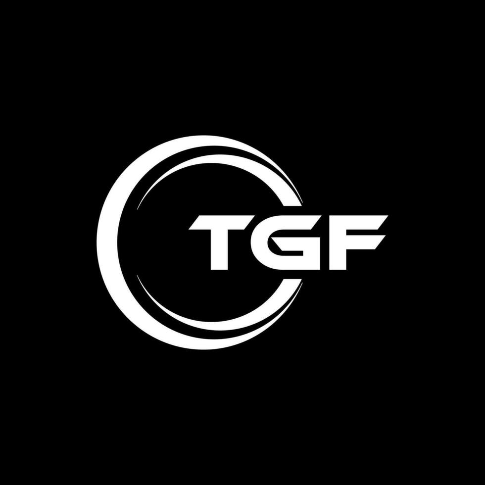 TGF Letter Logo Design, Inspiration for a Unique Identity. Modern Elegance and Creative Design. Watermark Your Success with the Striking this Logo. vector