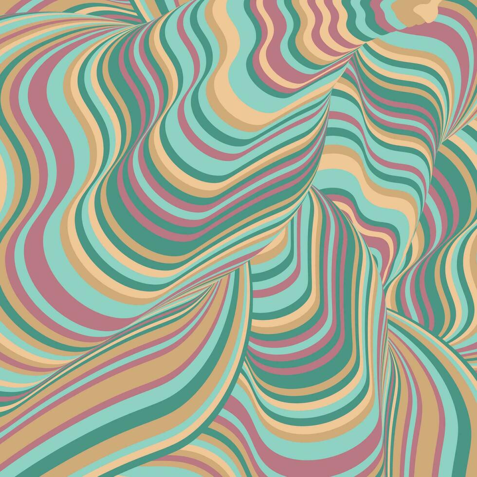 fondo maravilloso psicodélico abstracto. vector