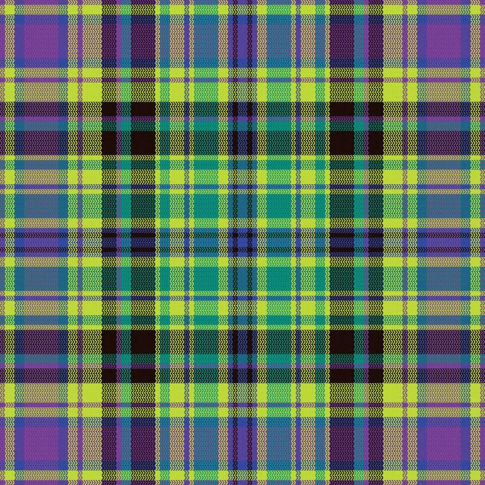 Tartan plaid pattern with texture and summer color. vector