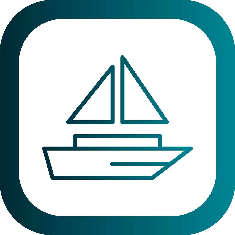 Sailing Vector Icon Design