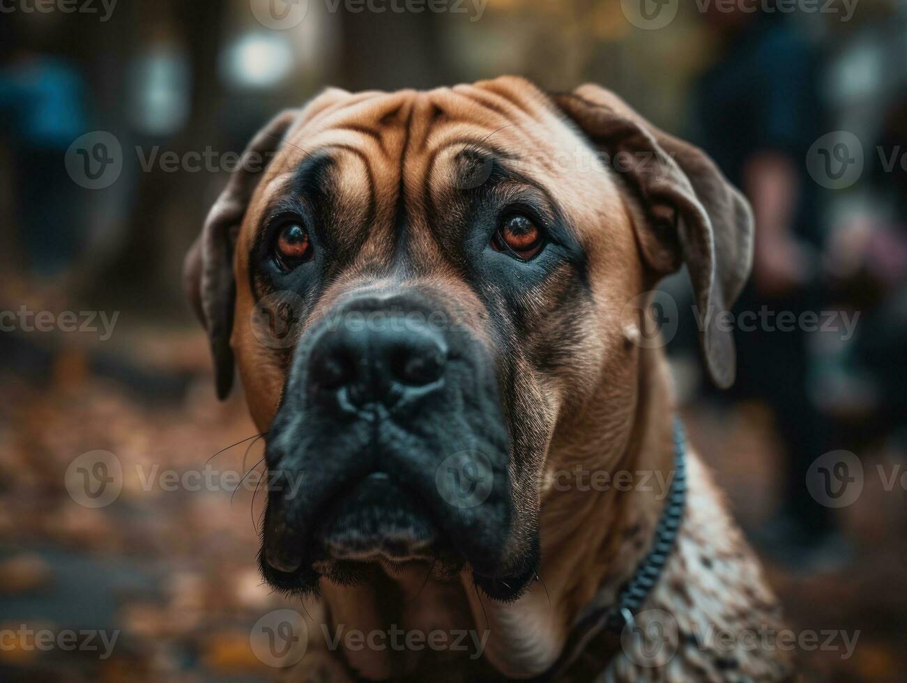 Boerboel dog created with Generative AI technology photo