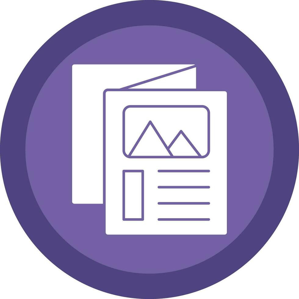 Brochure Vector Icon Design