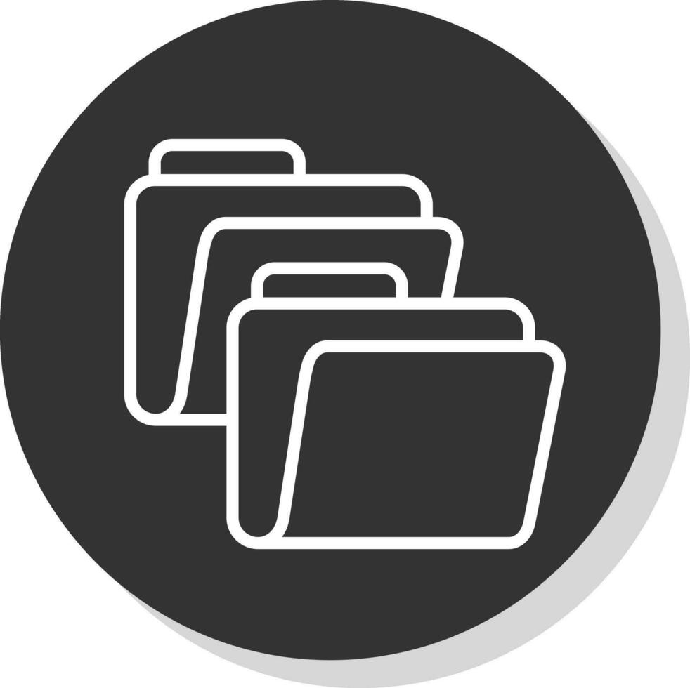 Folders Vector Icon Design