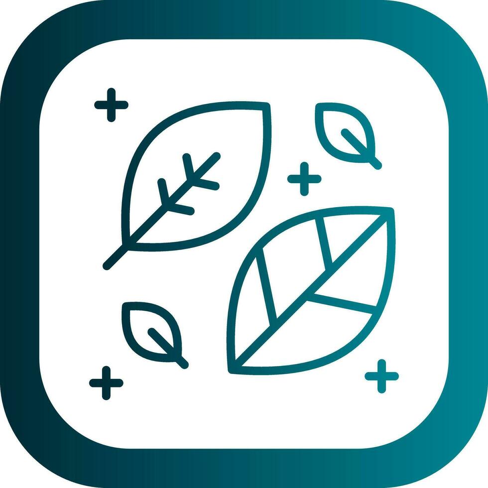 Leaves Vector Icon Design