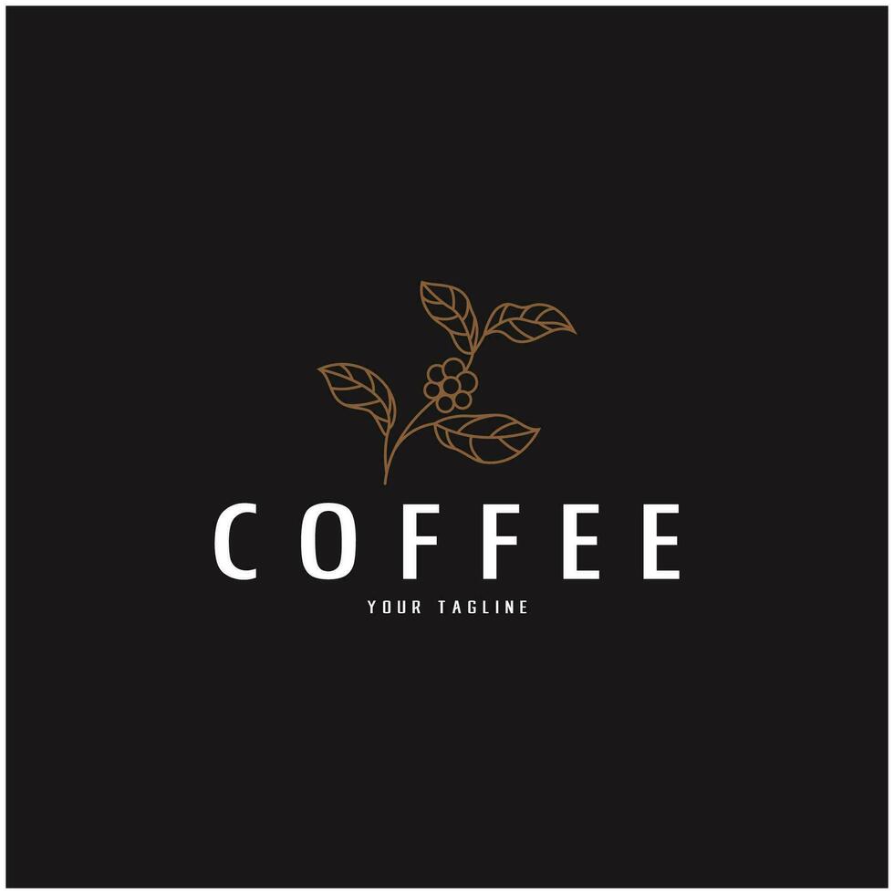 coffee bean icon vector illustration template