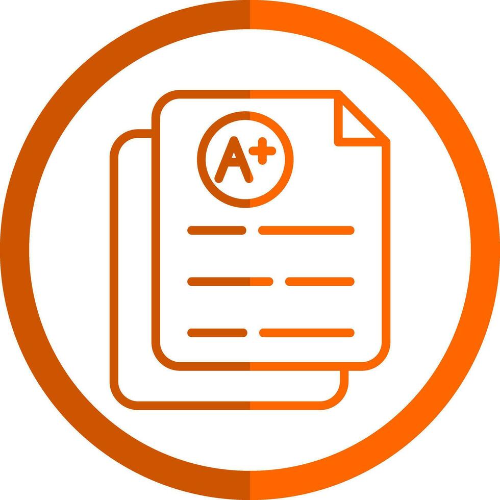 Grades Vector Icon Design