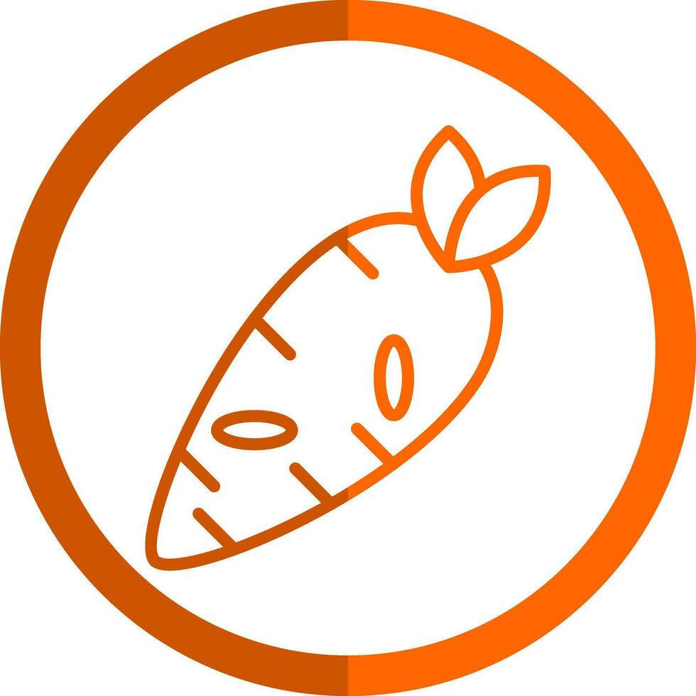 Carrot Vector Icon Design