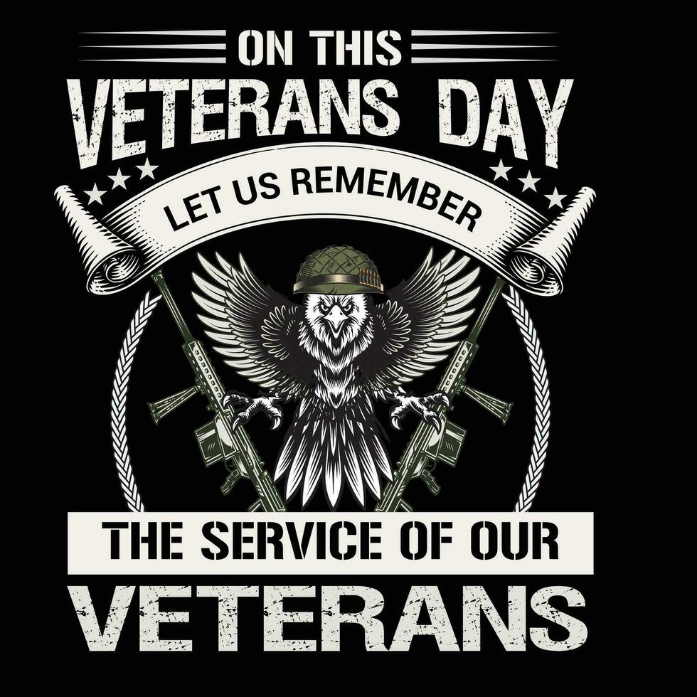 Veterans Day t-shirt design vector