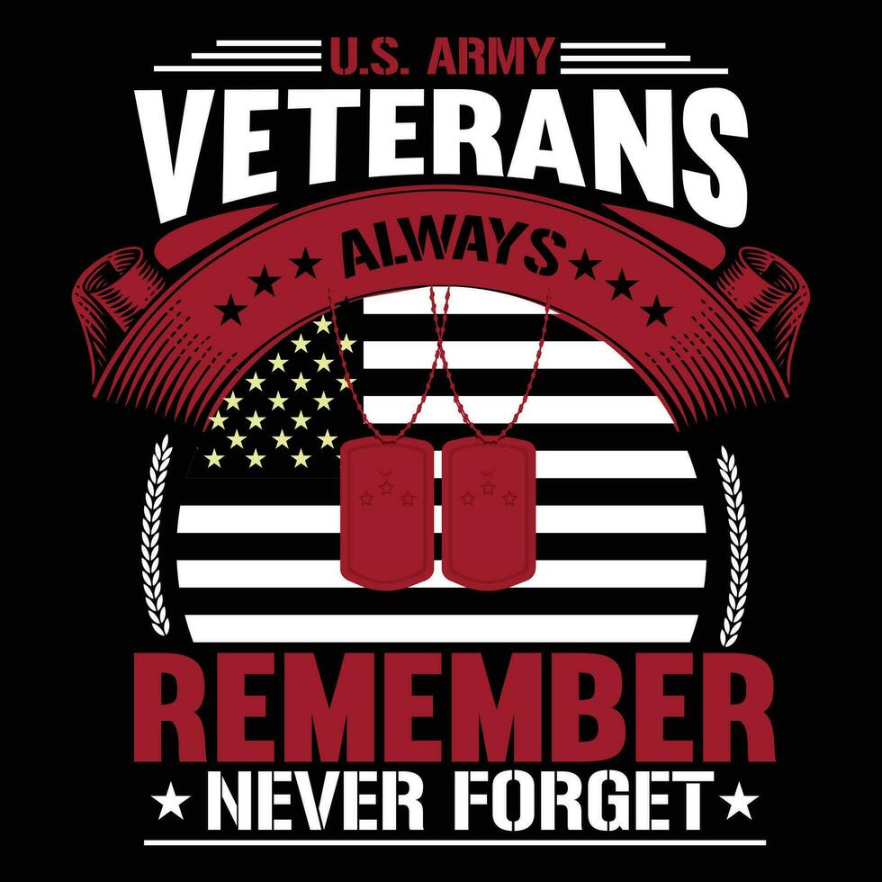 Veterans Day t-shirt design vector