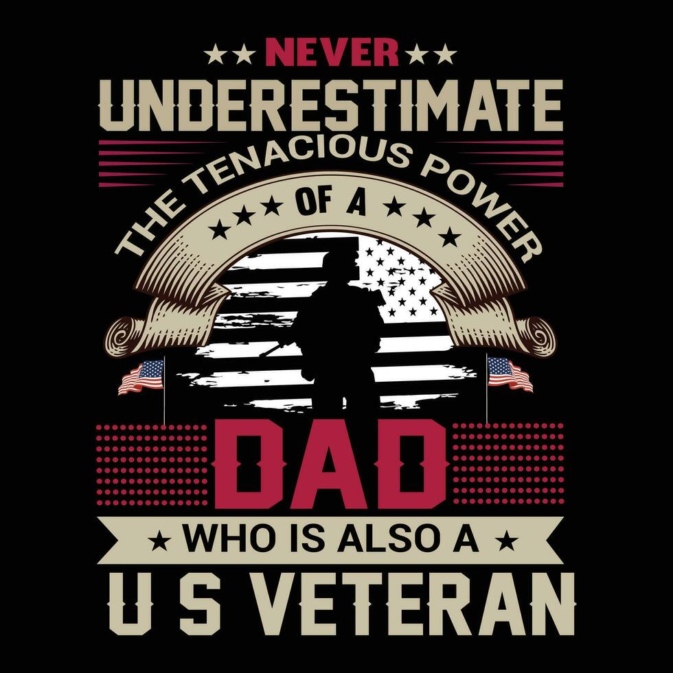 Veterans Day t-shirt design vector