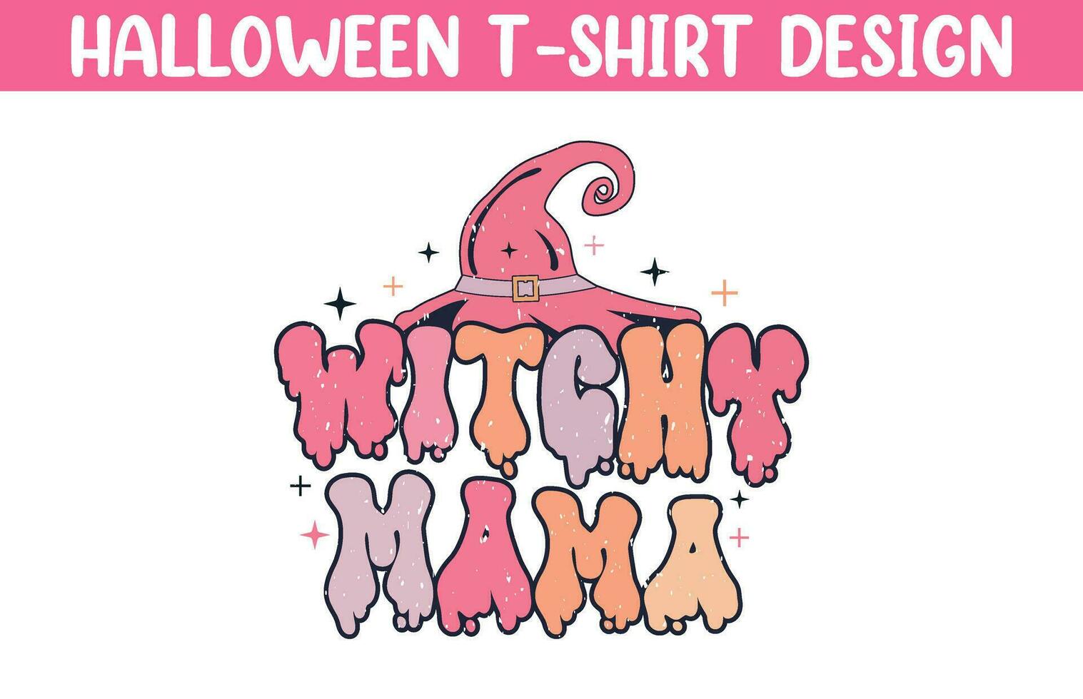 Cute Halloween t shirt vector illustration, Halloween T Shirt Design, Happy Halloween T shirt vector, Trendy Halloween T Shirt template