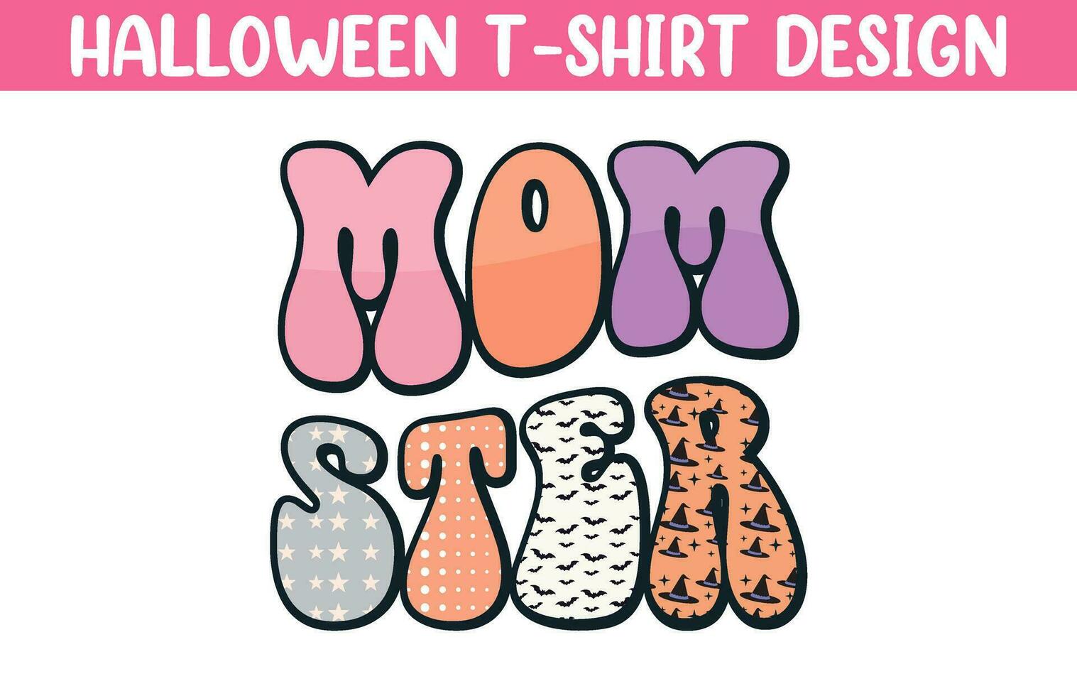 Cute Halloween t shirt vector illustration, Halloween T Shirt Design, Happy Halloween T shirt vector, Trendy Halloween T Shirt template