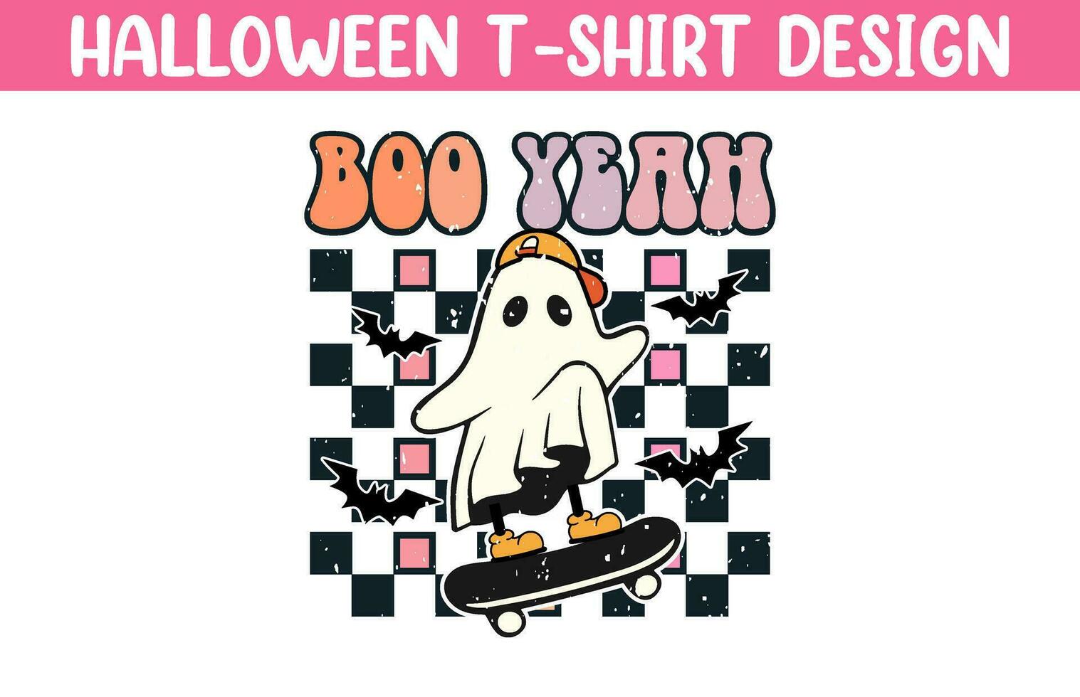 Cute Halloween t shirt vector illustration, Halloween T Shirt Design, Happy Halloween T shirt vector, Trendy Halloween T Shirt template