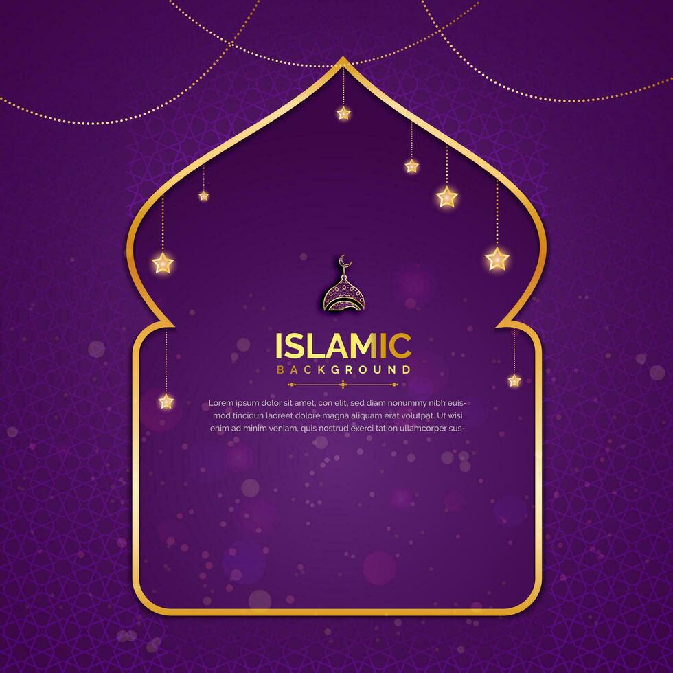 Islamic background deisgn vector