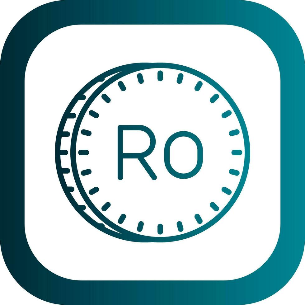 Omani rial Vector Icon Design
