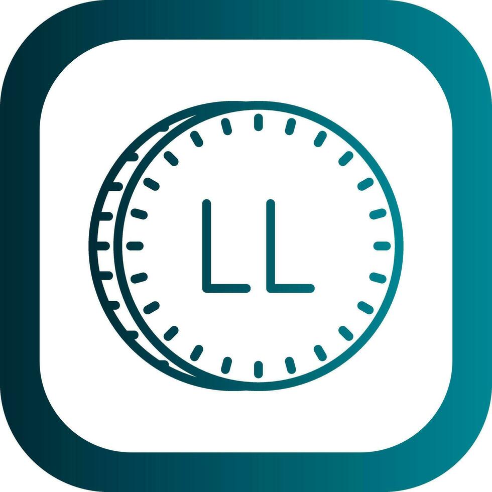 Lebanese pound Vector Icon Design