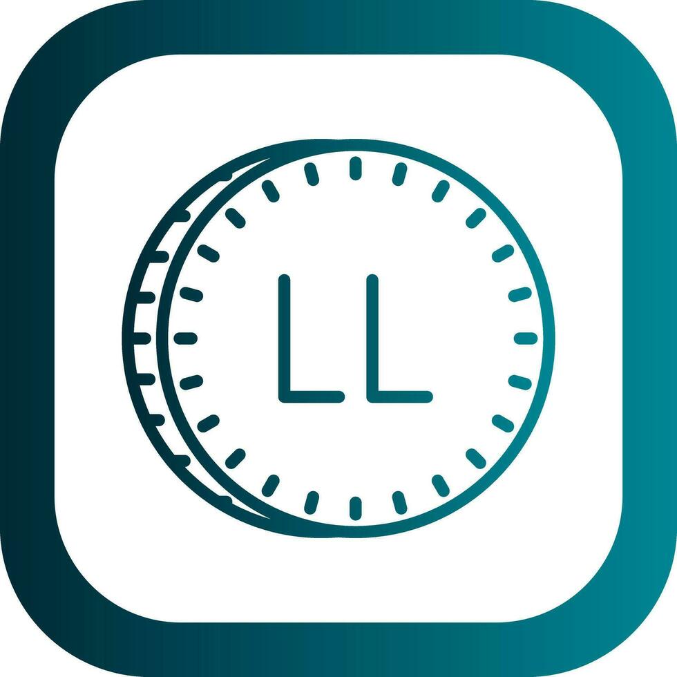 libanés libra vector icono diseño