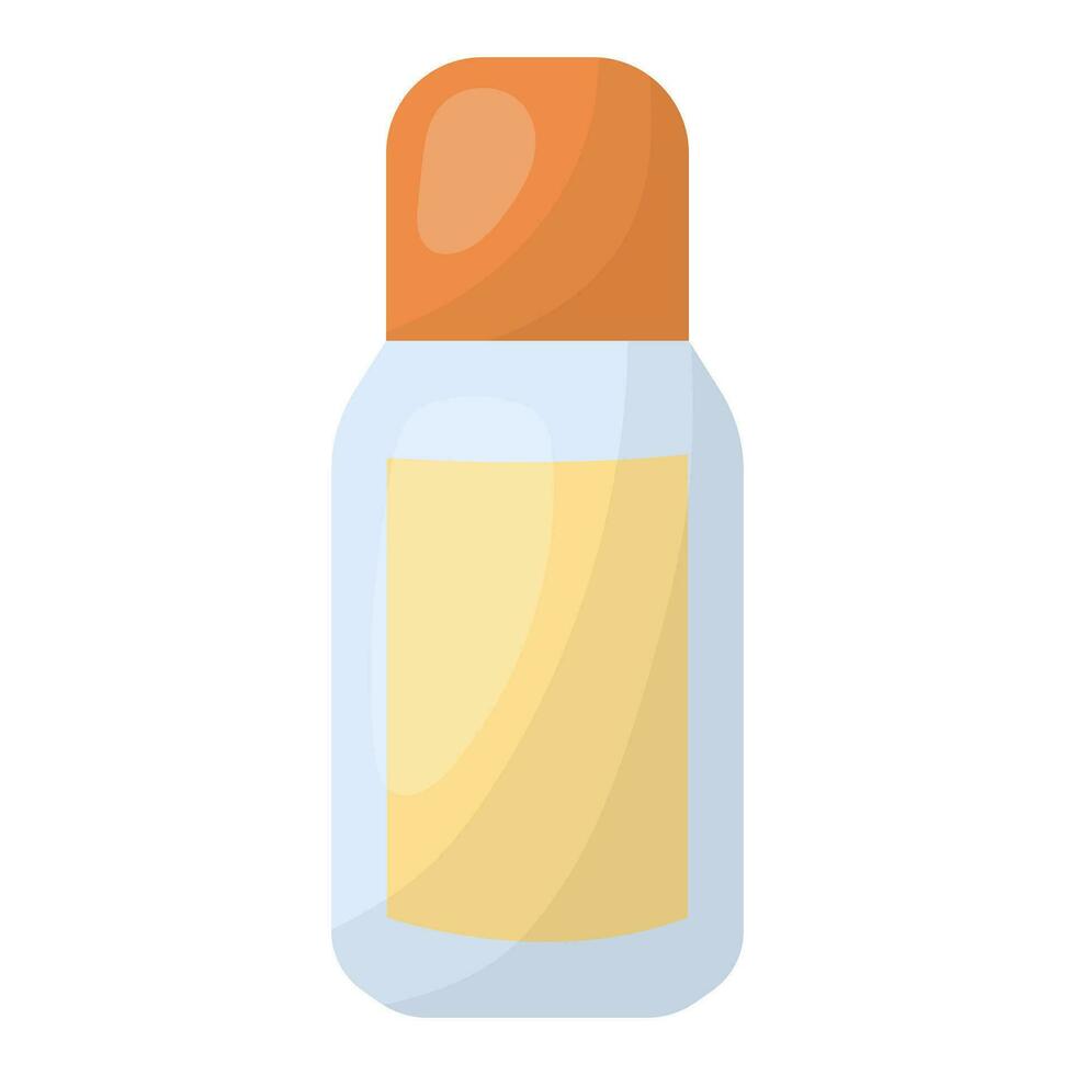 un botella de productos cosméticos. vector ilustración.