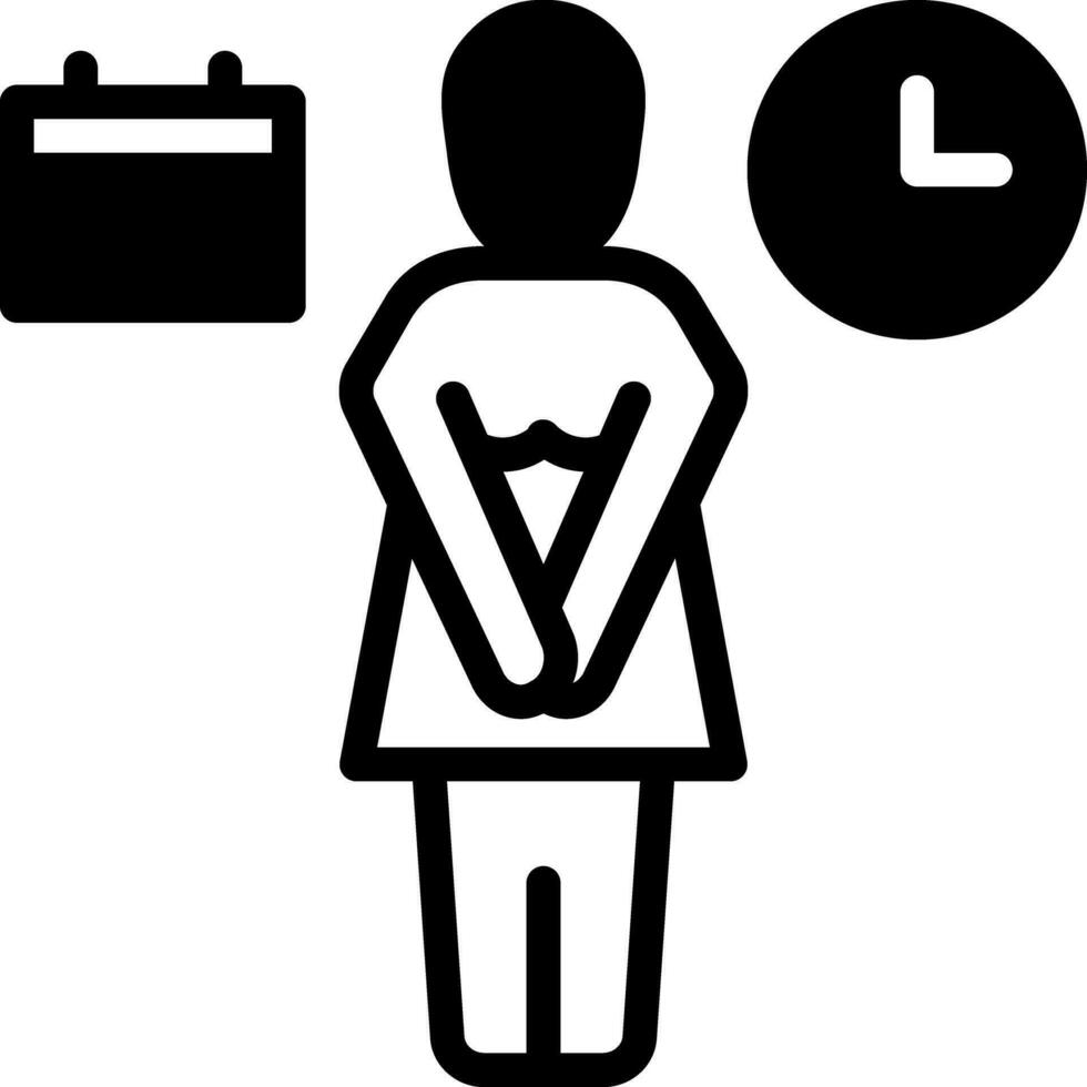 solid icon for periods vector