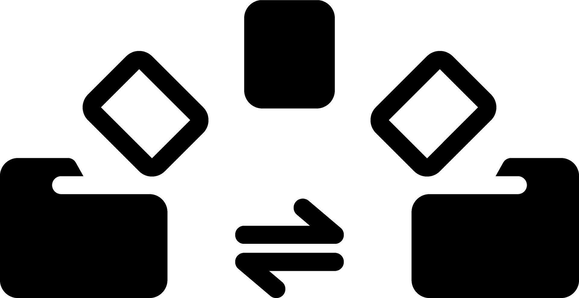solid icon for sharing 29579496 Vector Art at Vecteezy