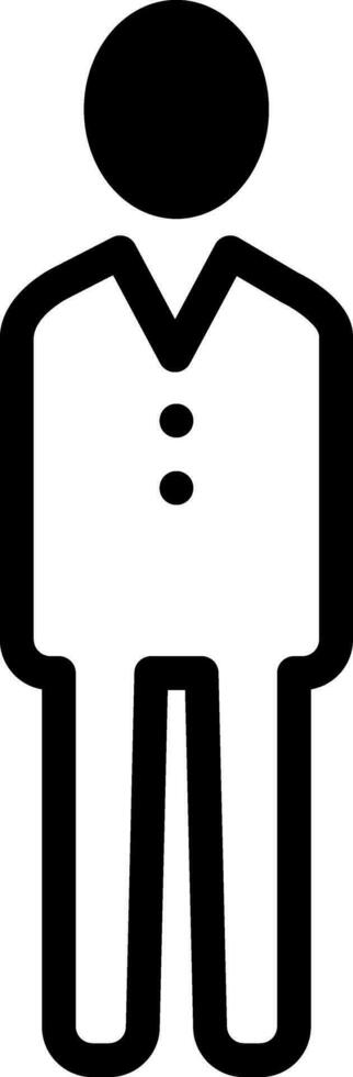 solid icon for adult vector