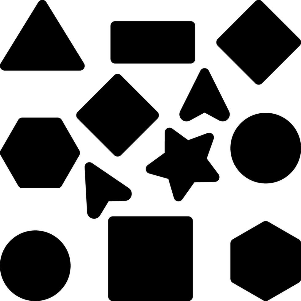 solid icon for various vector