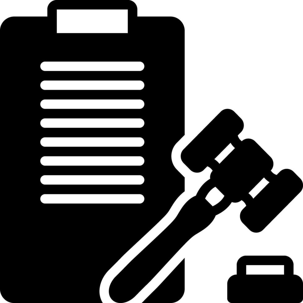 solid icon for regulations vector