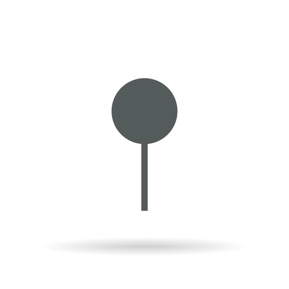 map pin location icon vector isolated on white background. Placemark sign symbol