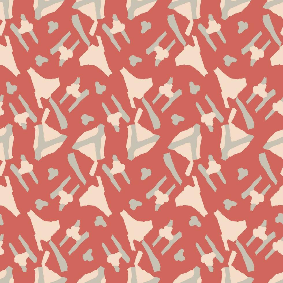 Vector abstract shape object illustration seamless repeat pattern digital artwork