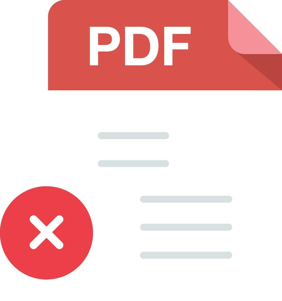 files format with pdf files type vector design element or symbol