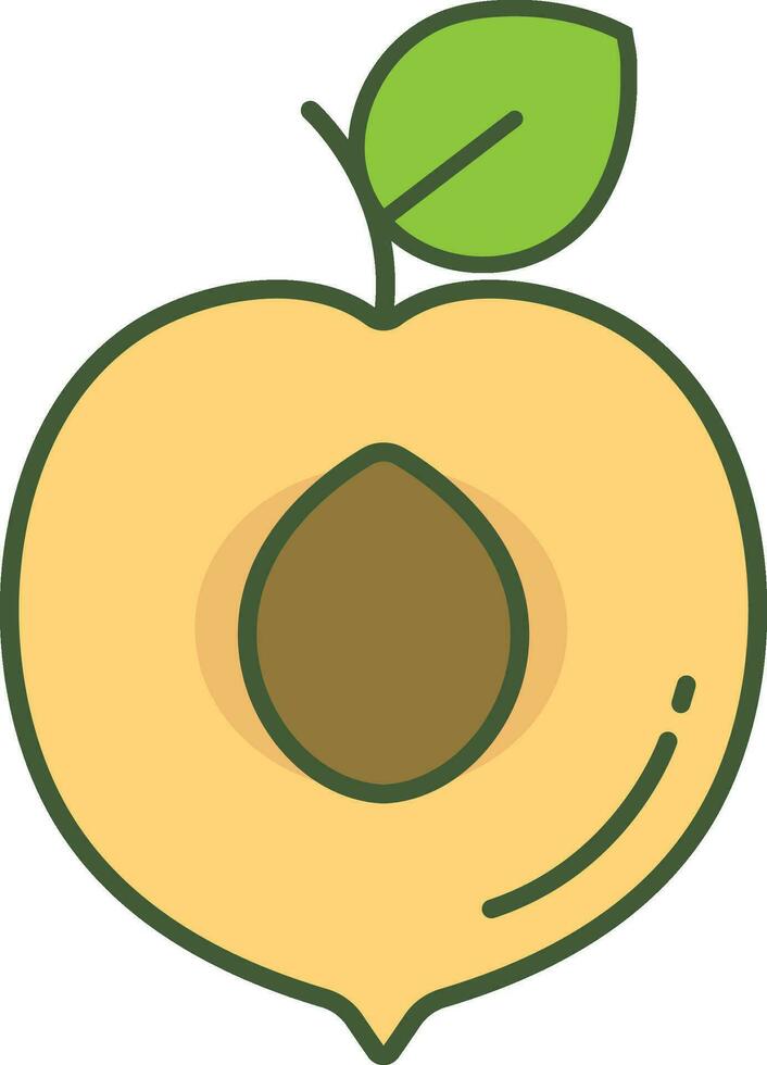 Fruta icono o símbolo vector diseño elemento