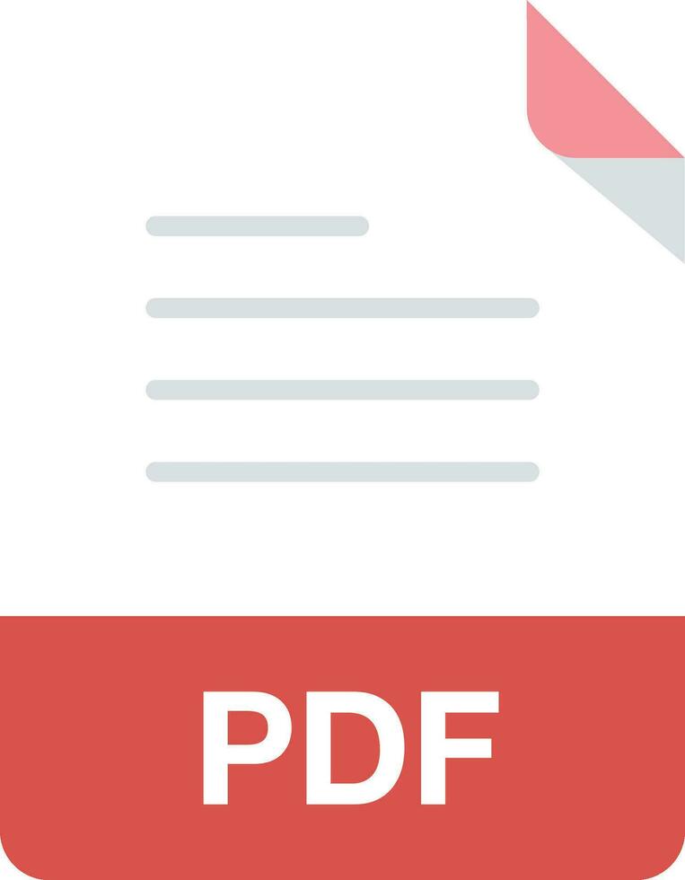 files format with pdf files type vector design element or symbol