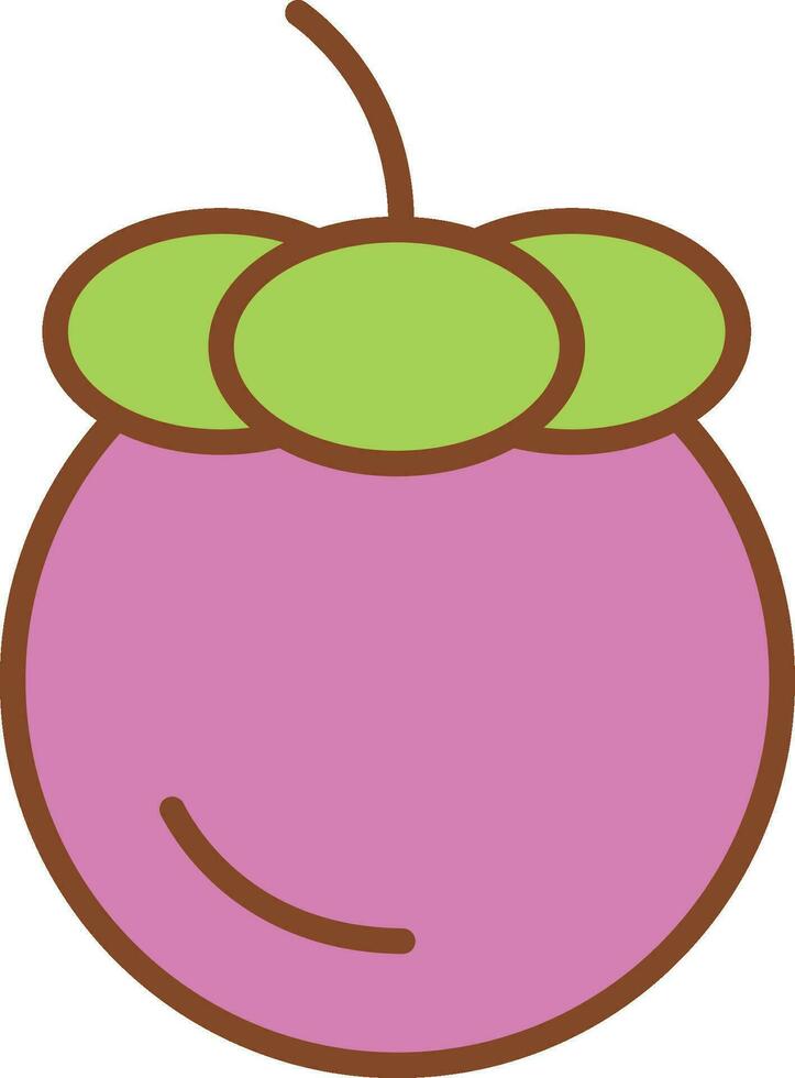 Fruta icono o símbolo vector diseño elemento