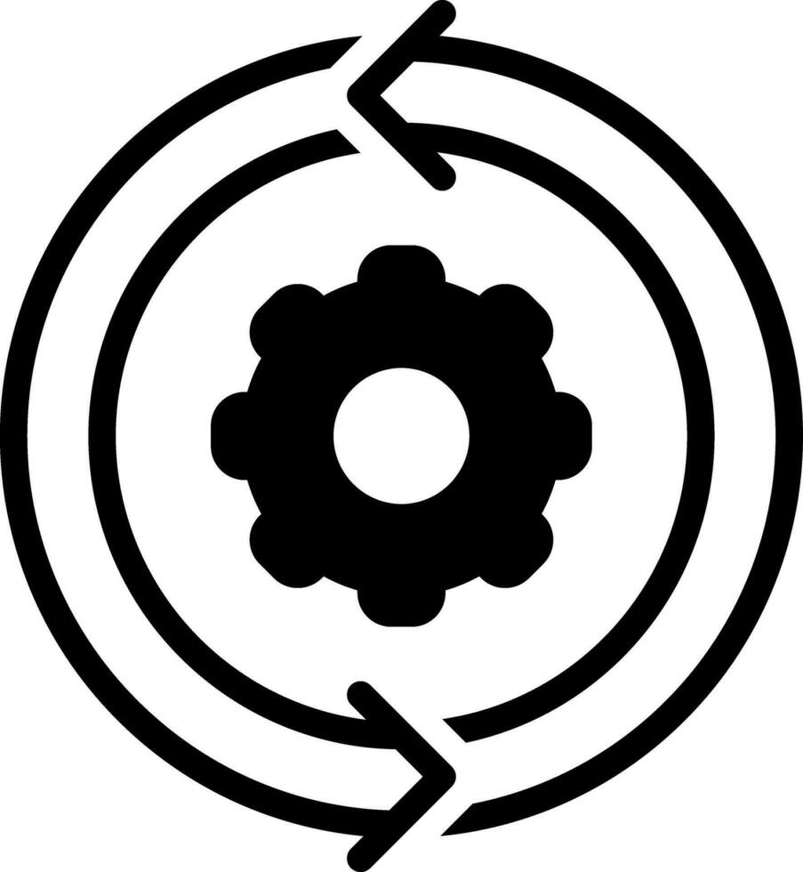 solid icon for continuous vector