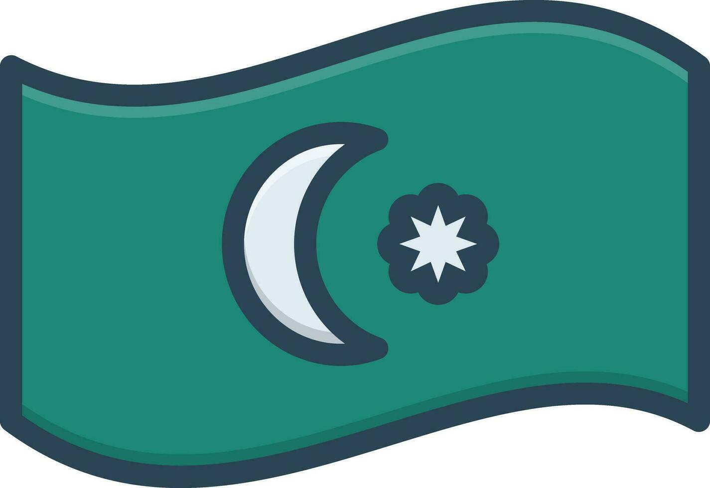 color icon for azerbaijan vector