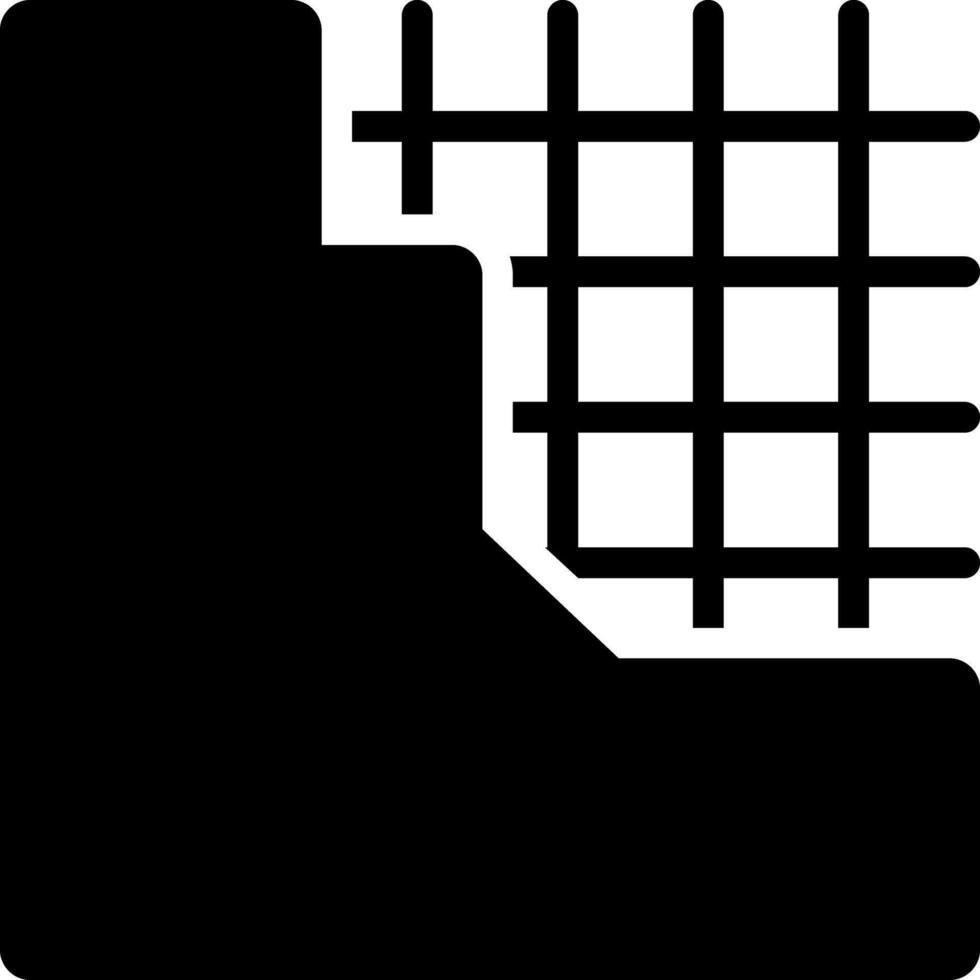 solid icon for concrete vector