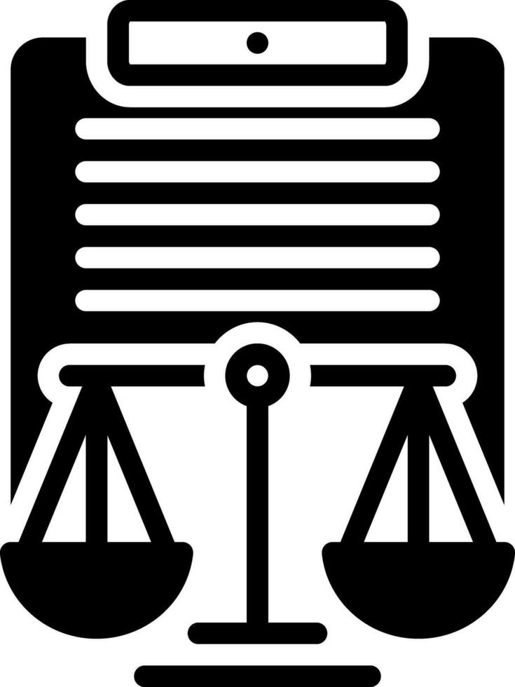 solid icon for legislation vector
