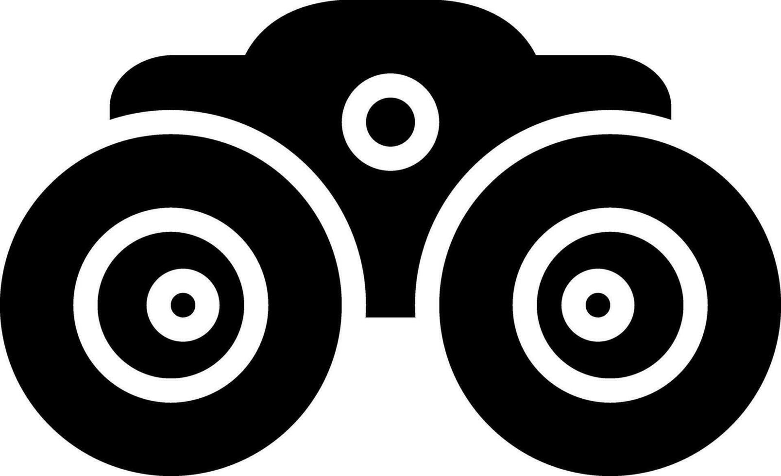 solid icon for looks vector