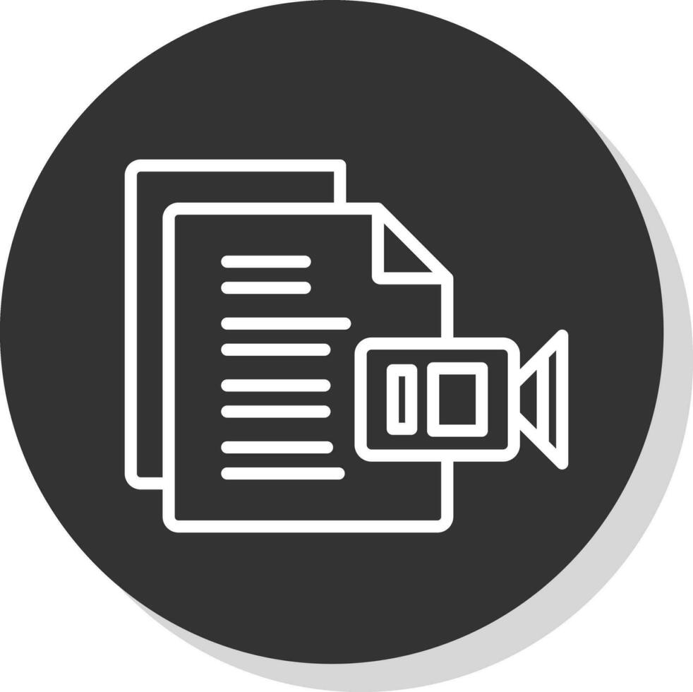 Video File Vector Icon Design