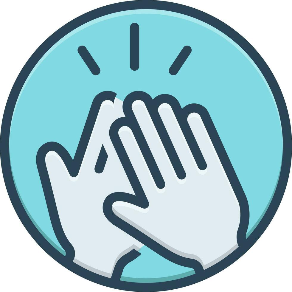 color icon for highs vector