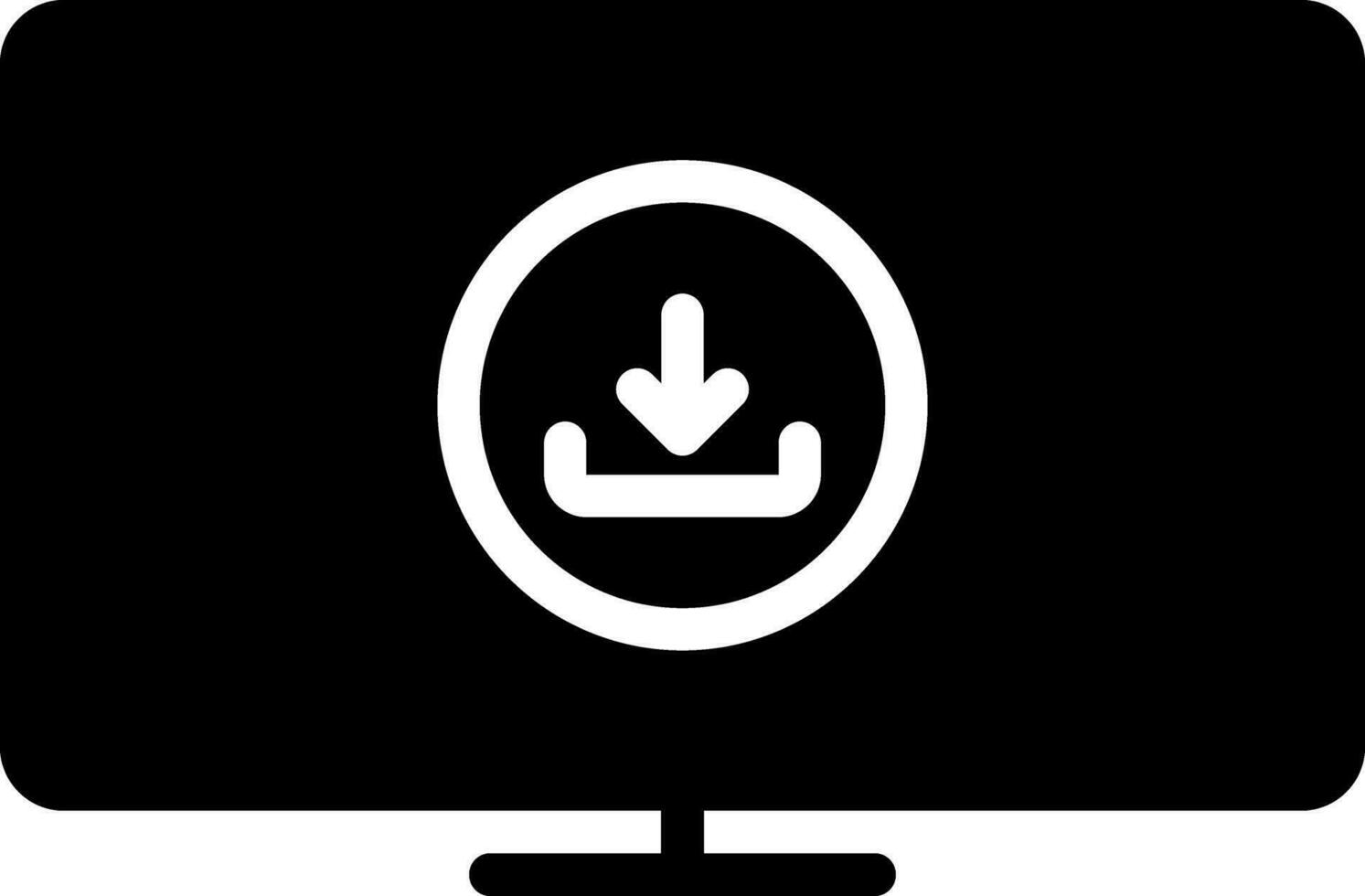 solid icon for insert vector