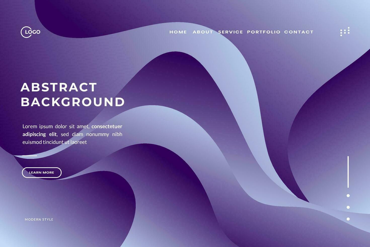 Purple Abstract Background website is perfect for anyone who wants to create a website that is both creative and stylish vector