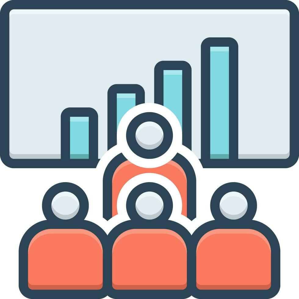 color icon for planner vector
