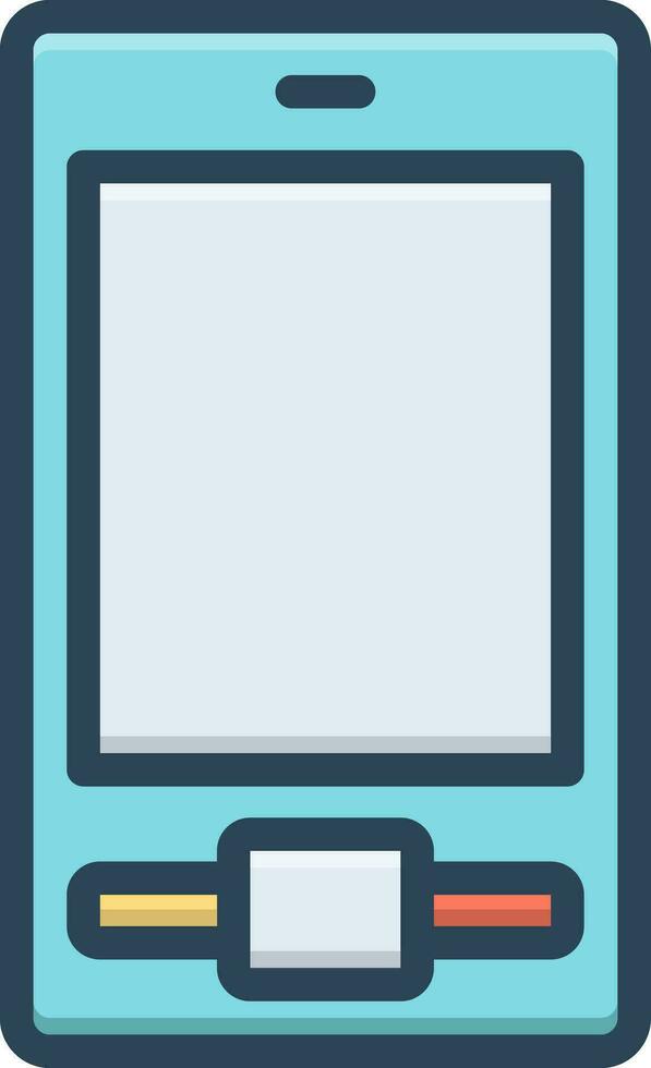 color icon for ipaq vector
