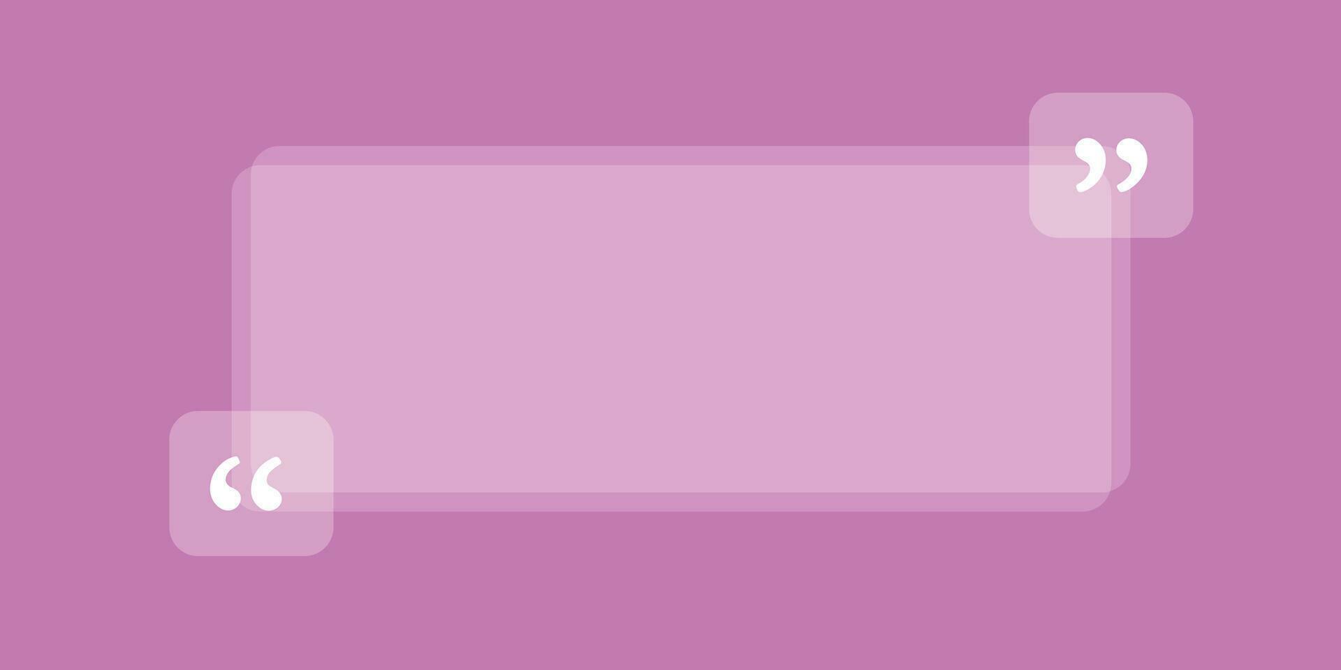 Quote frames blank templates. Quote box frame vector. quote bubbles