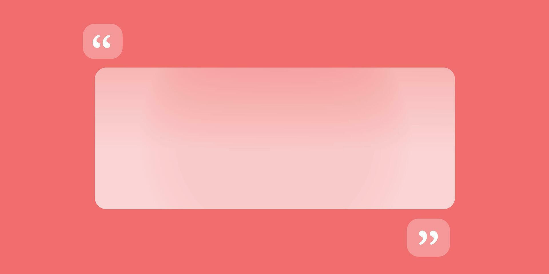 Quote frames blank templates. Quote box frame vector. quote bubbles